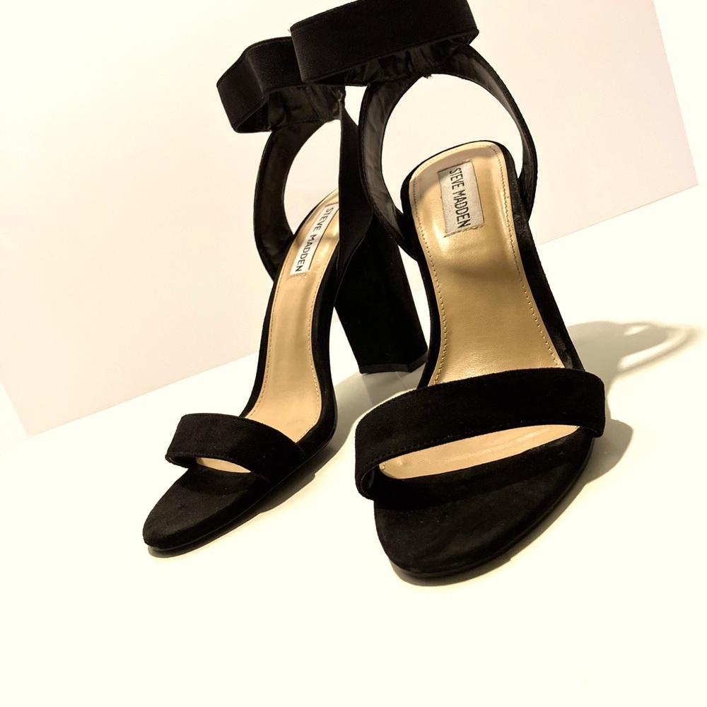 Steven Madden Women’s Black Heel Pumps - Picture 1 of 9